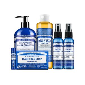 Dr Bronner's Peppermint Essentials Bundle